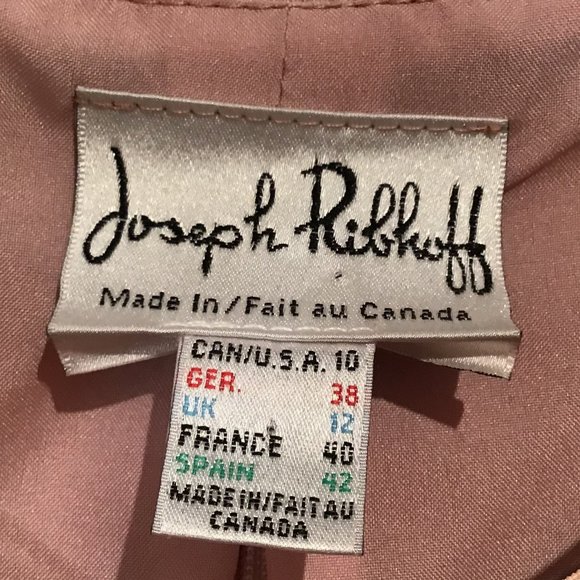 Vintage Joseph Ribkoff Faux Suede Sleeveless Top Size 10 - Picture 6 of 10